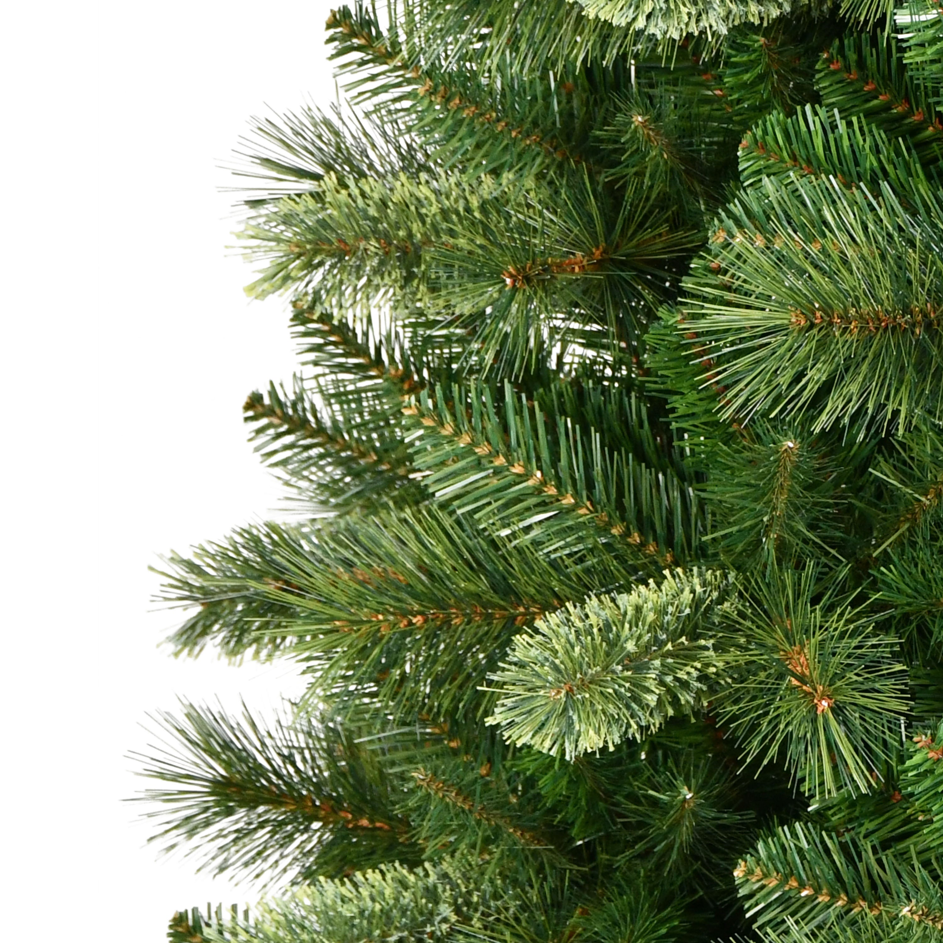 7.5' Pre-Lit Slim Teton Pine Tree